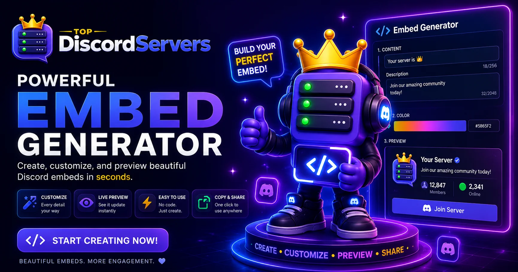 Discord Embed Generator: Build Rich Embeds Without Code