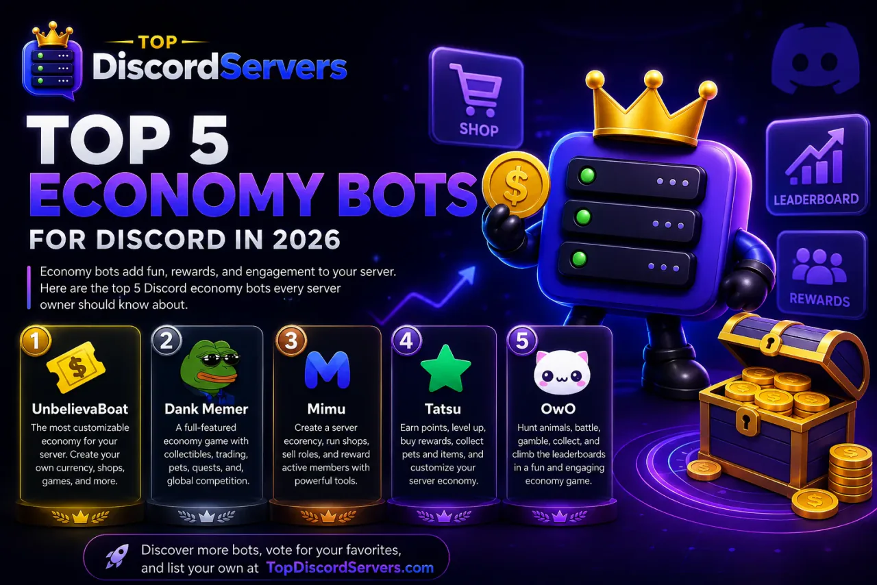 Top 5 Discord Economy Bots You Should Be Using in 2026
