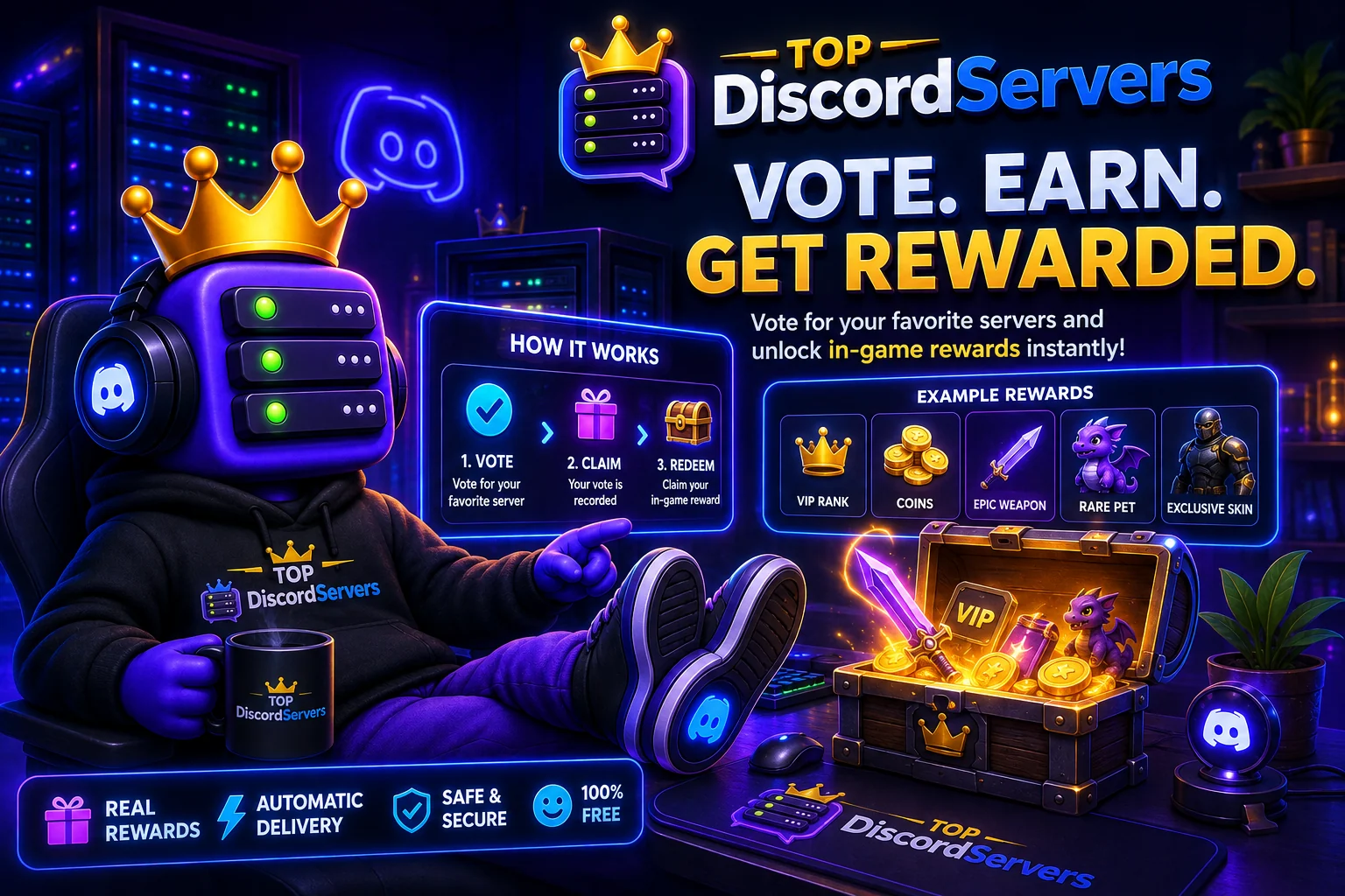 In-Game Voting Rewards System for Conan Exiles