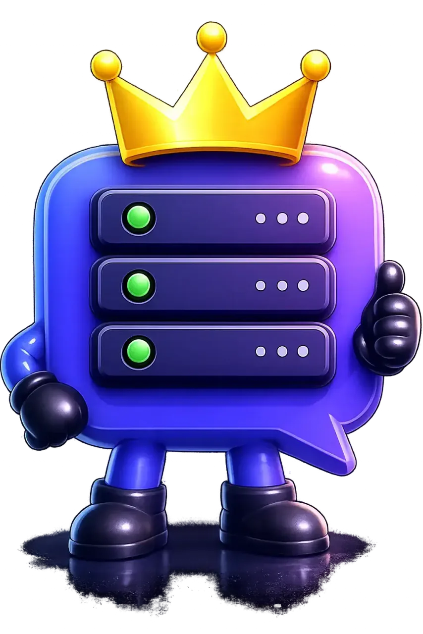 TopDiscordServers crowned server mascot